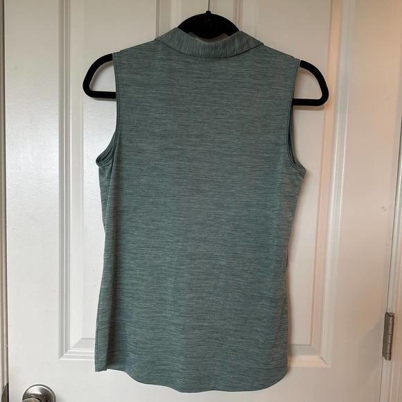 Lady Hagen Green Sleeveless Athletic Tank Top- size S - Picture 6 of 7